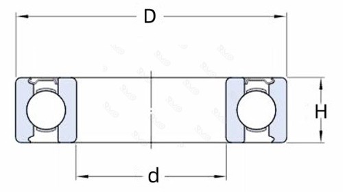 67 series bearing drawing