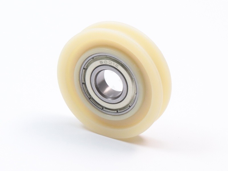 6001zz U groove bearing roller
