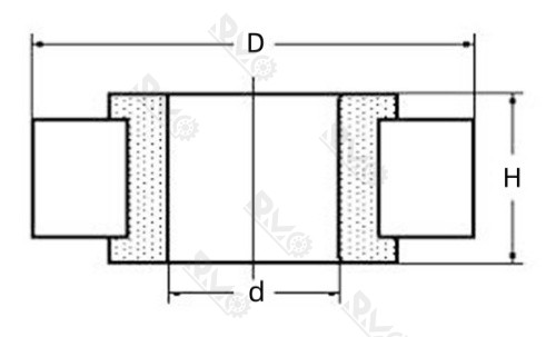 RN309M Cylindrical Roller Bearing Drawing RN309M Cylindrical Roller Bearing Drawing