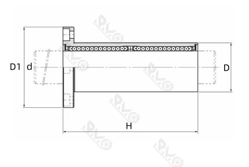 LMF...L type linear bearing drawing LMF...L type linear bearing drawing