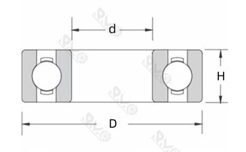 R188 Bearing Drawing